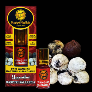 Kasturi Kijang Salsabila Tulen 12ml Genuine Musk Deer Merah Delima Pati Wangian Original Asli