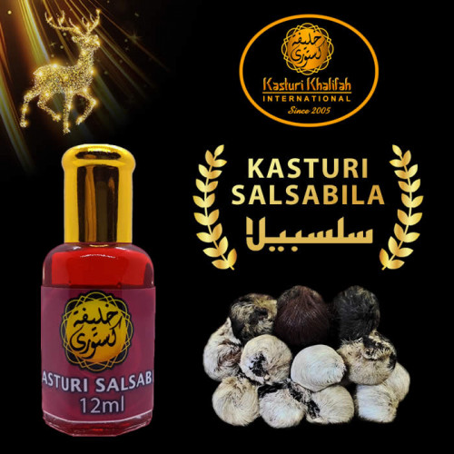 Kasturi Kijang Salsabila Tulen 12ml Genuine Musk Deer Merah Delima Pati Wangian Original Asli