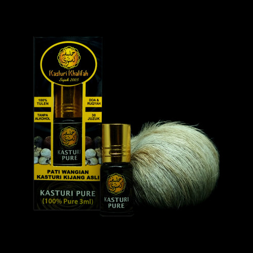Pati Kasturi Kijang 100% Pure Tulen 3ml Genuine Musk Deer Pati Wangian Original Asli